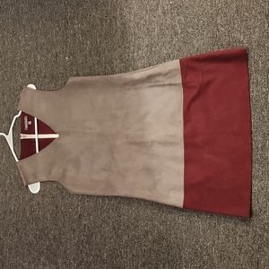 Women jumper dress suade dress